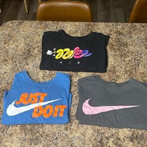 Lot of 3 Nike tees